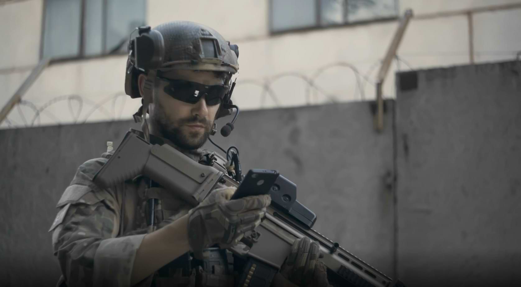 Military service member using Wickr